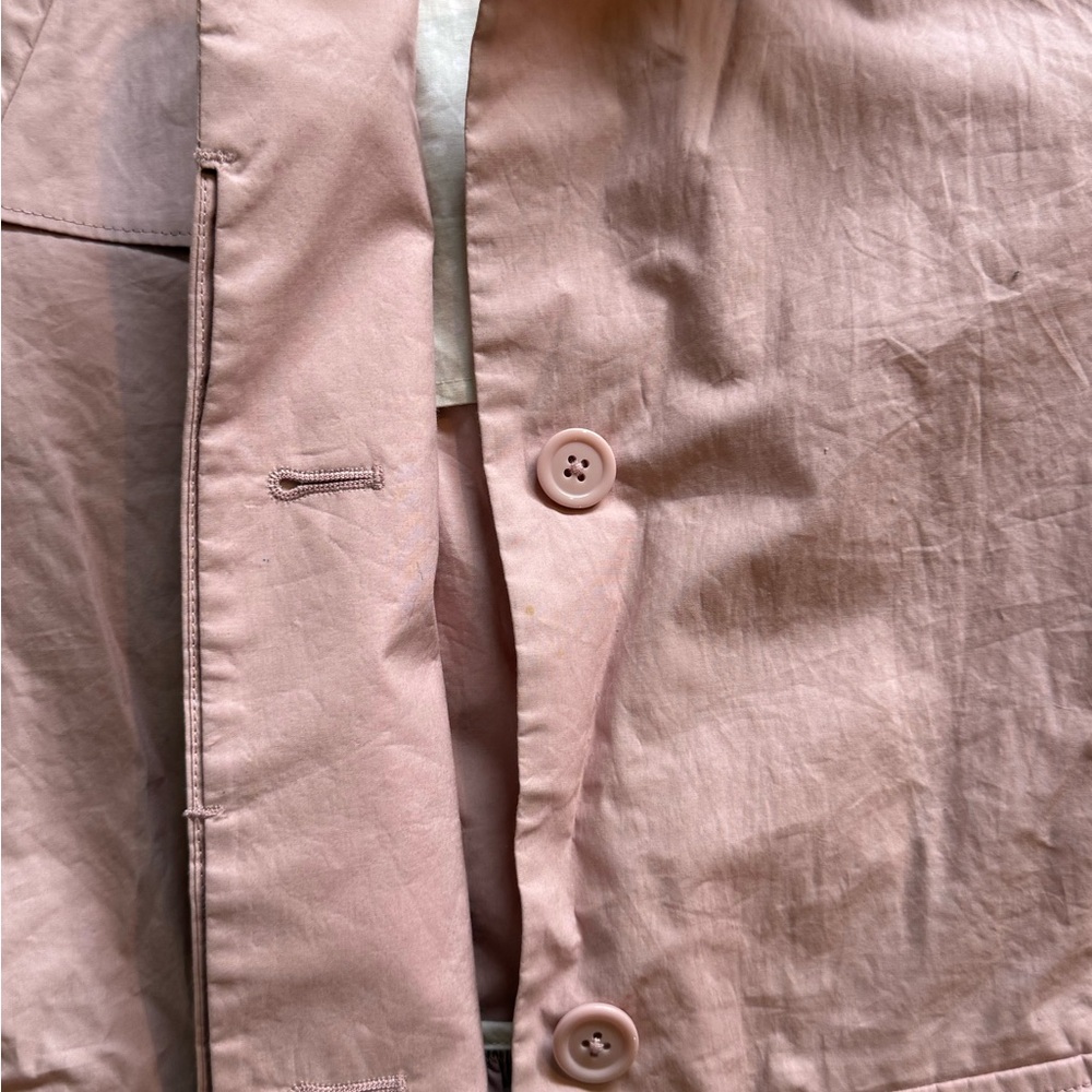 J. Crew Crewcuts Kid’s Lightweight Pink Trench Coat - Picture 2 of 6